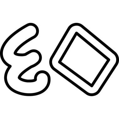 - Şeker. Web simgesi basit illüstrasyon