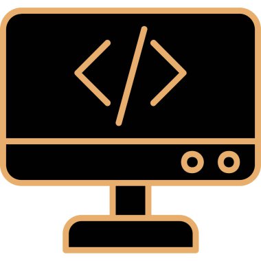bilgisayar simgesi vektör illüstrasyonu