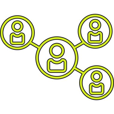 İş ve finans simgesinin vektör illüstrasyonu