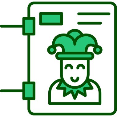 Şef. Web simgesi basit illüstrasyon