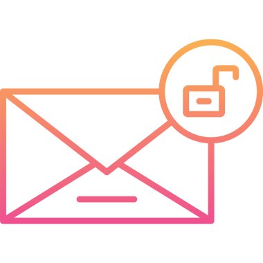 e- posta simgesi vektör illüstrasyonu