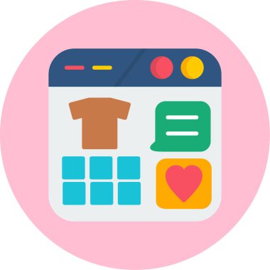 mobil uygulama vektör simgesi