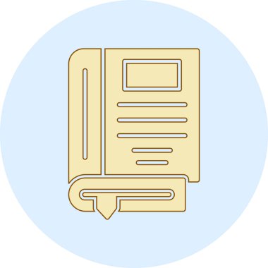 belge dosya simgesi vektör illüstrasyonu