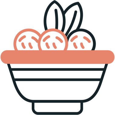 Kase doldurulmuş Paskalya ikonu - taslak biçimi