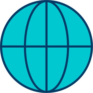 Toprak. Web simgesi basit illüstrasyon