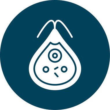 Benzersiz bebek emziği vektör simgesi