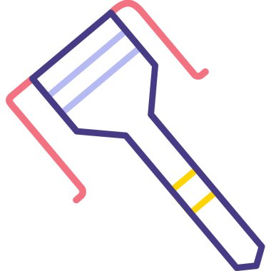 Boya Fırçası. Web simgesi basit illüstrasyon