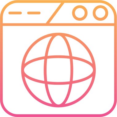 seo modern simgesinin vektör illüstrasyonu