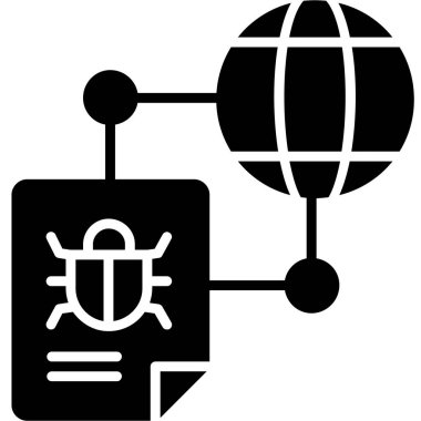 ağ bağlantısı simgesi çizimi