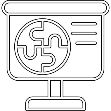 seo modern simgesinin vektör illüstrasyonu