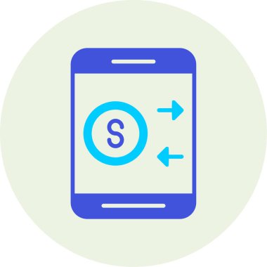 telefon web simgesi, basit illüstrasyon