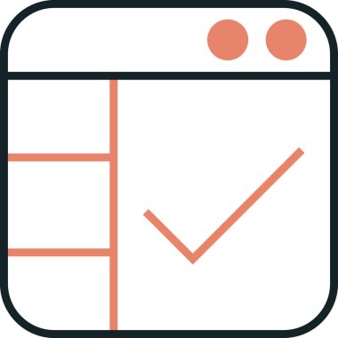 tarih ve olay simgesi vektör çizimi