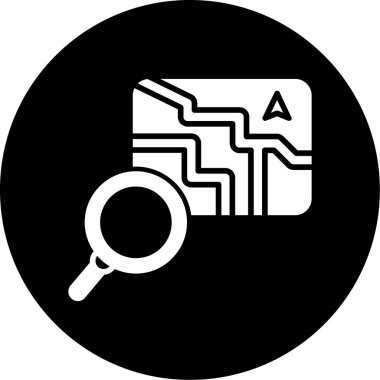 Moda Biçiminde Arama Simgesi İzole Arkaplanı