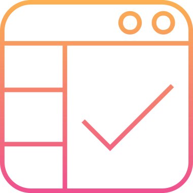 Takvim simgesi vektör illüstrasyonu