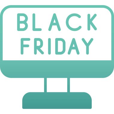 izole edilmiş Kara Cuma simgesi