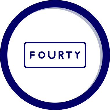 Modern bir simgenin vektör illüstrasyonu