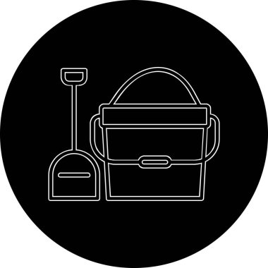 temizlik hizmeti simge vektör çizim