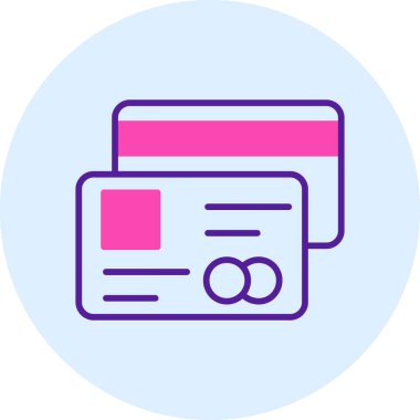 Web sayfası renk simgesi, vektör illüstrasyonu