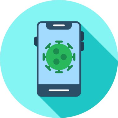 cep telefonu ikonu vektör illüstrasyonu