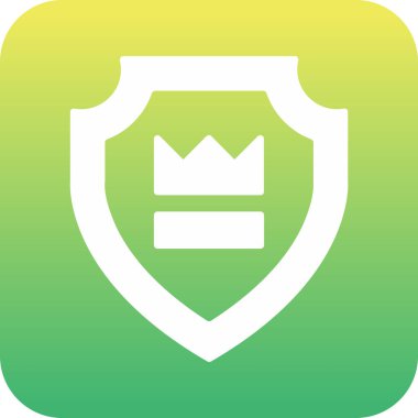 kalkan ikon vektör illüstrasyonu