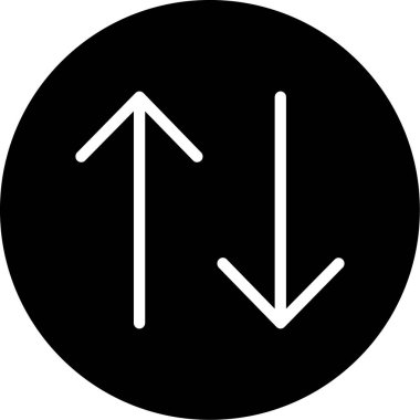 ok simgesi vektör illüstrasyonu