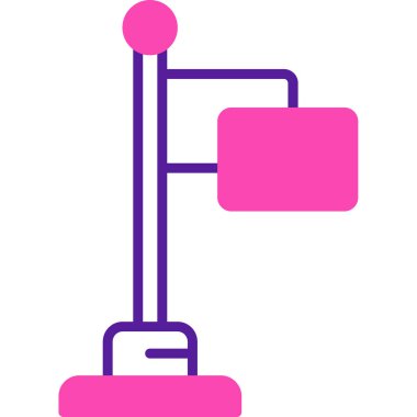 Çizgi film simgesinin vektör çizimi