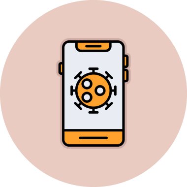 Vektör Mobil simge illüstrasyonu