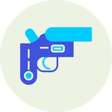 Tabanca. Web simgesi basit illüstrasyon