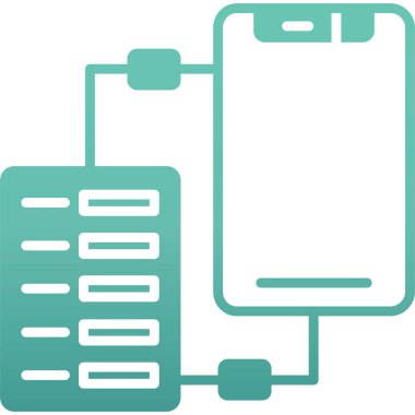 cep telefonu ikonu vektör illüstrasyonu