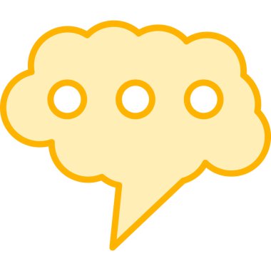 konuşma balonu ikonu vektör illüstrasyon tasarımı