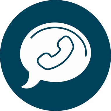 Telefon Vektörü Kabartma Simgesi Tasarımı