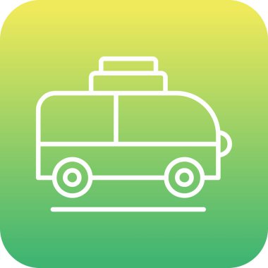 Benzersiz van vektör simgesi