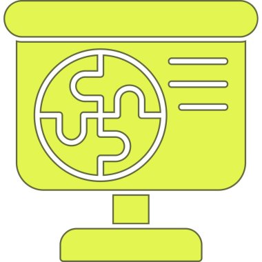 Modern bilgisayar simgesinin vektör illüstrasyonu