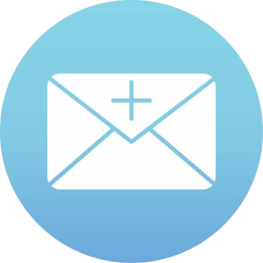 Mektup. Web simgesi basit illüstrasyon