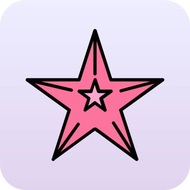 Yıldız simgesi, anahat stili