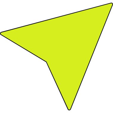 üçgen vektör resmetme şablonu