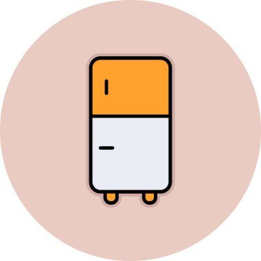 Tek bir bilgisayarın vektör illüstrasyonu