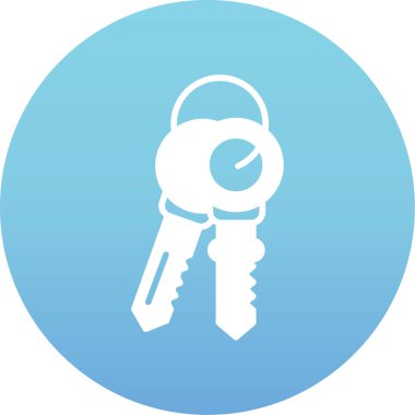 Anahtar. Web simgesi basit illüstrasyon