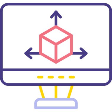 seo modern simgesinin vektör illüstrasyonu