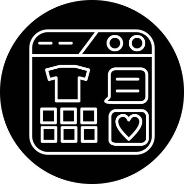 seo modern simgesinin vektör illüstrasyonu