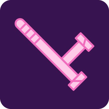 Kılıç simgesi. Web tasarım biçimi