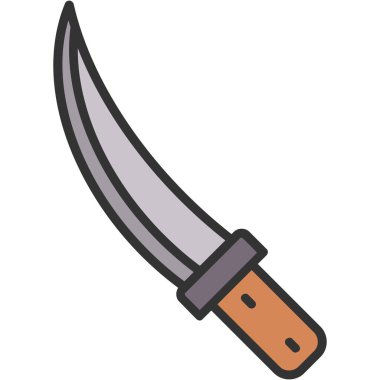 Silah. Web simgesi basit illüstrasyon