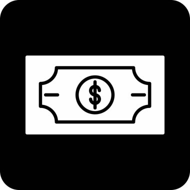 Dolar Simgesi Moda Biçiminde İzole Arkaplan