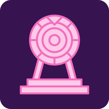 top simgesi, vektör illüstrasyonu