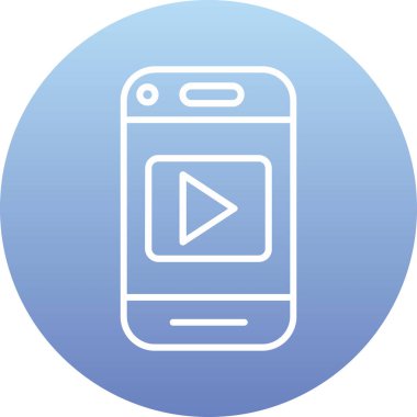 Vektör Mobil simge illüstrasyonu