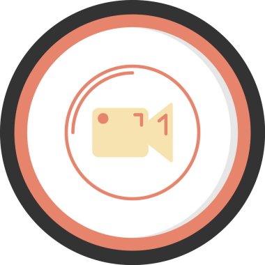 Konuşmacı. Web simgesi basit illüstrasyon