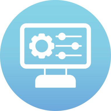 seo modern simgesinin vektör illüstrasyonu