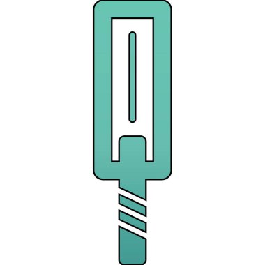 Anahtar simgesi vektör illüstrasyonu