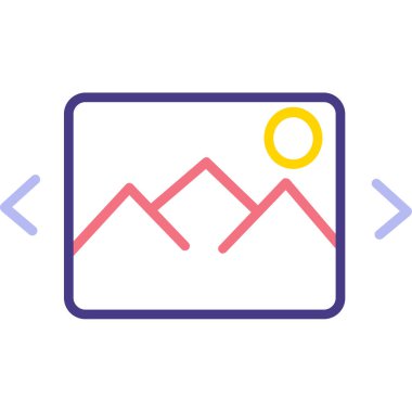 resim vektörü simgesi modern basit vektör illüstrasyonu