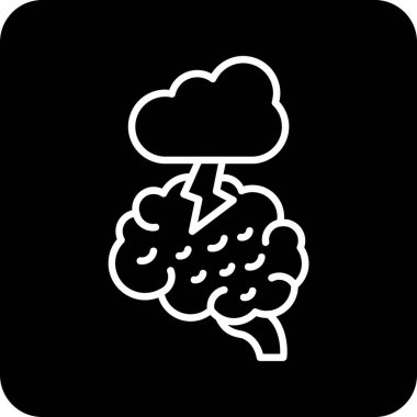 Bulut bilgi işlem simgesi beyaz arka plan üzerinde izole